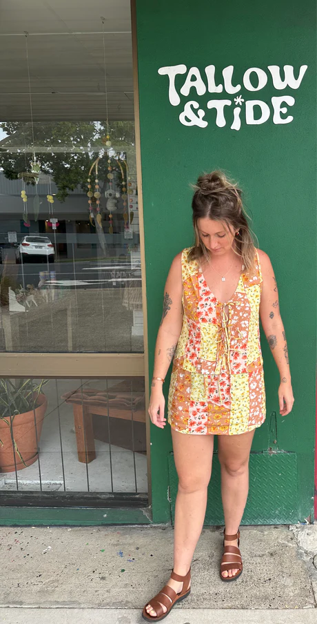 Emmie Vest ~Flower Power