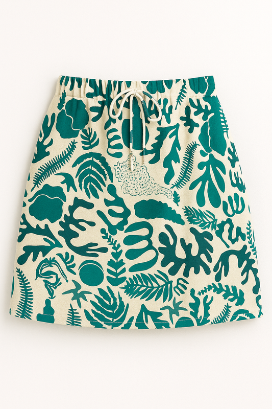 Bias Mini Skirt - Abyss