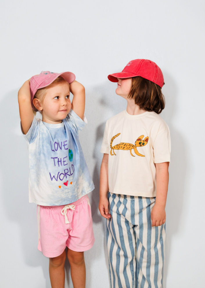 Kids Love The World Tee - Ocean