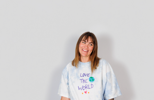 Adult Love the World Tee - Ocean