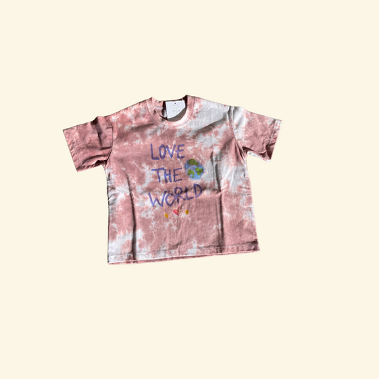 Love The World Tee - Mulberry
