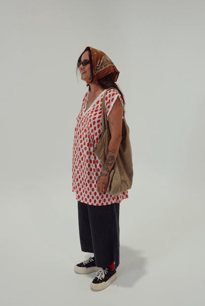 Split Pants - Charcoal Stripe