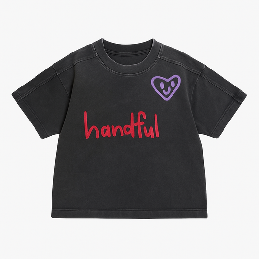 Handful Tee - Charcoal