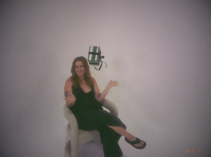 Split Pants - Charcoal Stripe