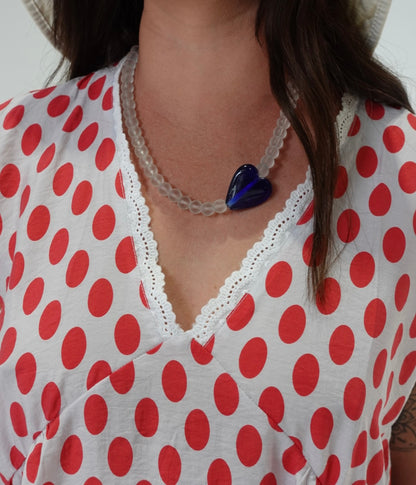 Love Necklace - Midnight Blue