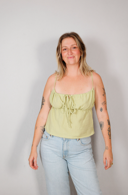 Summer Top | Matcha Green