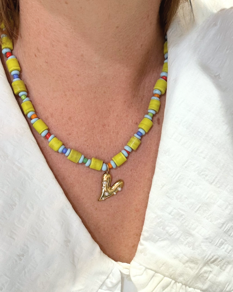 Amilita x Good Day Dopamine Heart Necklace Gold