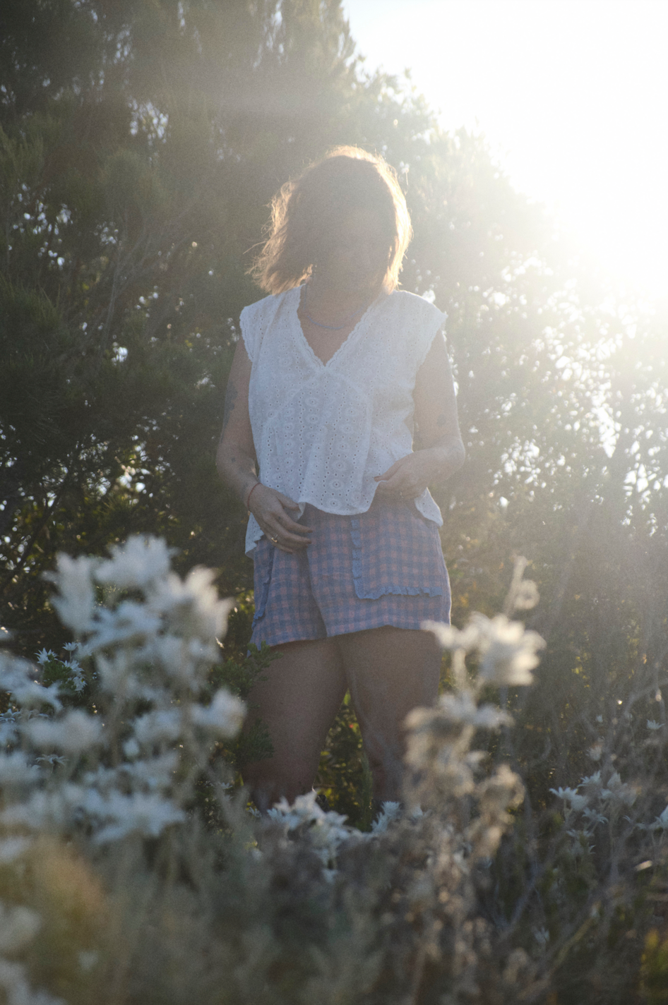 Summer Shorts - Sunset Gingham